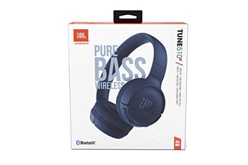 JBL Tune 510BT - Bluetooth headphones with up to 40 hours battery, microphone for call, foldable and comfortable, Android and iOs compatible (Blue) 8