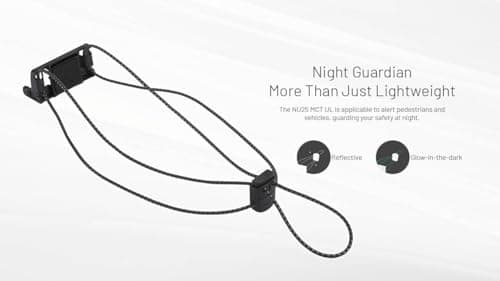 Nitecore NU25 MCT UL 400 Lumens Ultra Lightweight Headlamp, USB-C Rechargeable Sticker for Back Packing, Camping and Running 6