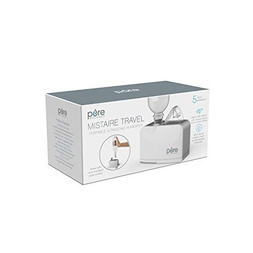 Pure Enrichment MistAire Travel - Ultrasonic Cool Mist Water Bottle Humidifier with Auto Shut-Off, Mood Light, Fold-Out Leg, and Storage Bag for Portable Use at Home, Office, Hotel, and More 5