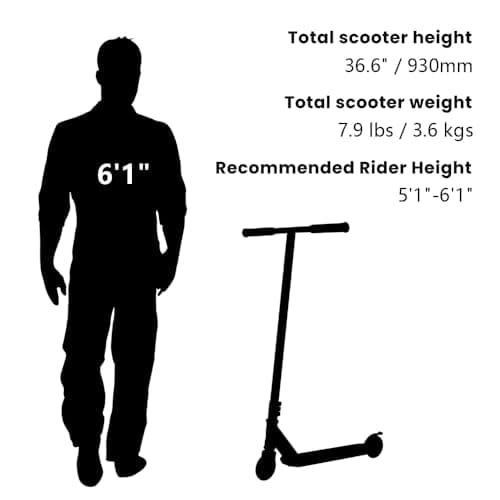 Pro Scooters for Kids 8 +, Teens and Adults | Two Different Scooter Heights 31.5” and 36.6”to Choose from | Multicolor 6