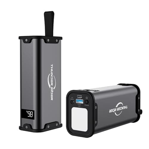 Portable Power Station 99.99Wh Camping Lithium Battery Solar Generator Fast Charging with AC Outlet 70W Power Bank for Home Backup Outdoor Emergency RV Van Hunting