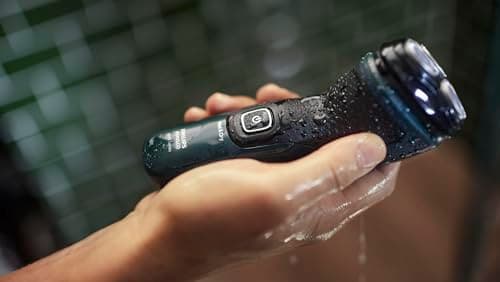 Philips Norelco Shaver 2600 Series, Wet and Dry Electric Shaver, Pop-up Trimmer, P-Cap, Travel Pouch, Dark Forest Green, Model X3052/91 11