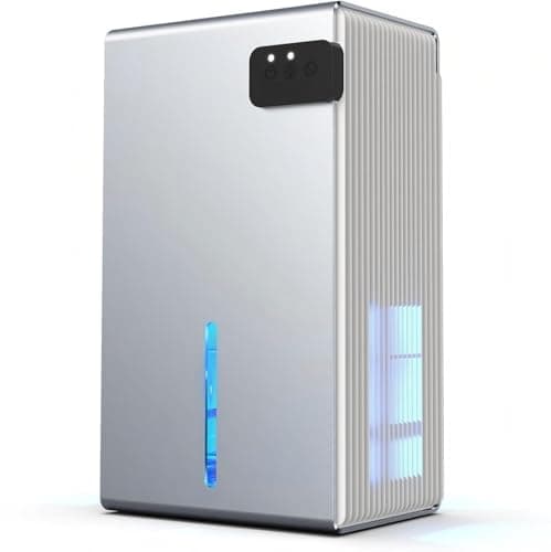 Dehumidifier, 95 OZ Dehumidifiers for Home (850 sq.ft), Quiet Small Dehumidifiers for Bedroom Bathroom Basements Closet RV, Auto Shut Off, Two Working Models and 7 Colors LED Light.