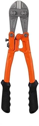 Edward Tools Bolt Cutter 12” - Heavy Duty Forged T8 Steel Blade Cuts Steel Wire, Chain Link Fence, Metal Rods, and Screws - Cutters Ergonomic Rubber Grip Handle