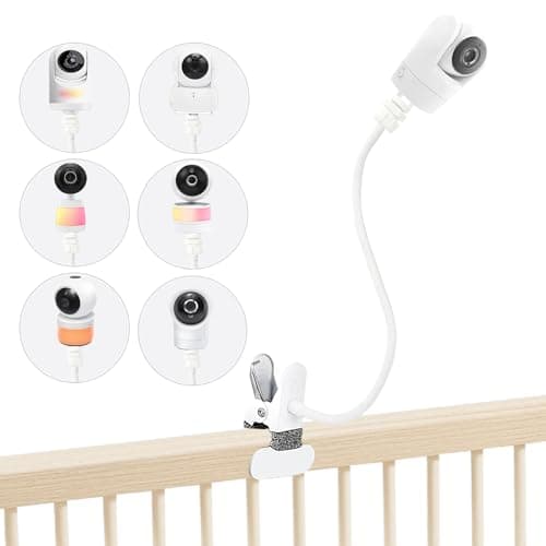 JAMYOK Baby Monitor Mount for VTech Advanced HQ Max, VM901/928/5263, RM5754/5755/5764/7764/5766/7766HD, BM5254, Leapfrog LF915HD/LF920HD/LF925HD/LF930HD/LF815HD/LF1726FHD/LF2936FHD, 16" Clip Mount