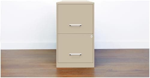 Lorell 14340 18 Deep 2-Drawer File Cabinet, Putty 2