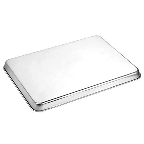 Wildone Baking Sheet Set of 3, Stainless Steel Cookie Sheet Cooking Sheet Pan for Baking & Roasting, 9/12/16 Inch, Non Toxic & Heavy Duty & Easy Clean 7