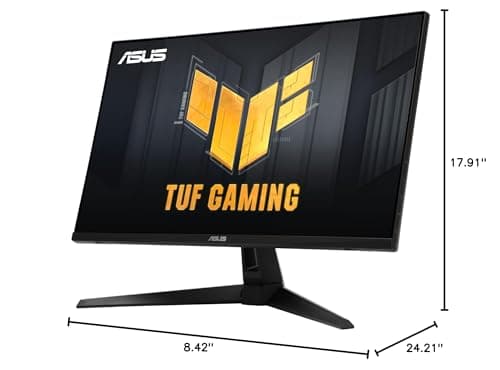 ASUS TUF Gaming 27” 1080P HDR Monitor (VG279QM1A) - Full HD (1920 x 1080), 280Hz, 1ms, Fast IPS, Extreme Low Motion Blur Sync, Freesync Premium, G-SYNC Compatible, Speakers, Variable Overdrive 14