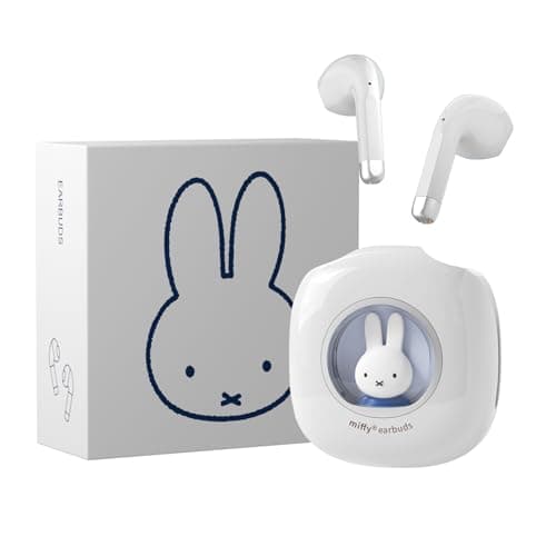 Miffy Bluetooth Wireless Earbuds Headset (Bule)，IPX5 Waterproof Ear Buds Headphones
