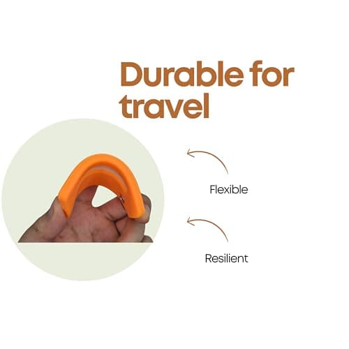 5 Pack Silicone Luggage Tag with Stainless Loop and Name Id Card, Perfect for Suitcases, Handbags and Luggage 6