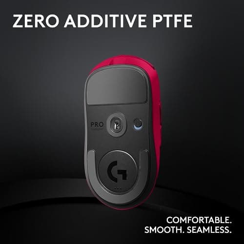 Logitech G PRO X Superlight 2 Lightspeed Wireless Gaming Mouse, Lightweight, LIGHTFORCE Hybrid Switches, Hero 2 Sensor, 32,000 DPI, 5 Programmable Buttons, USB-C Charging, PC & Mac - Magenta 10