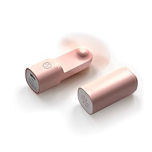 Tech Candy Easy BreezyPortable Fan + Power Bank - Pink