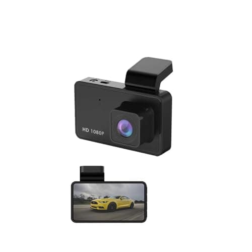 1080P Dash Camera for Car Front Dashcam Car Security Cam 3’’ Display 140°Wide Angle, Night Vision, G-Sonsor, Loop Recording