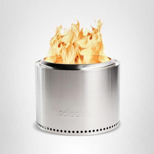 Solo Stove Bonfire 19.5" Smokeless Fire Pit with Removable Ash Pan | Portable Outdoor Fire Pit | Stainless Steel - Wood Burning Lightweight Fireplace | Ideal for 4-6 People, 20 lbs 9