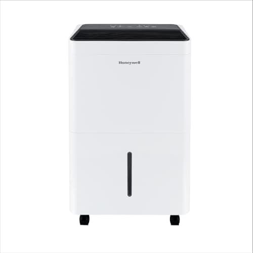 2024 NEW! Honeywell 50-Pint ENERGY STAR Dehumidifier with Built-in PUMP – Laundry Mode, Auto-Comfort Mode & Thermal Overload Protection, TPFIT50PWK