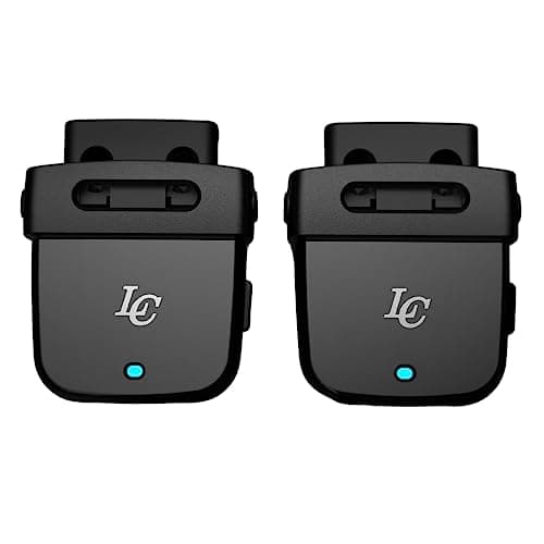 LC LaceClips Smart Activity Tracker - Shoe-Mounted Step Counter for Walking & Sports Performance Monitor - Track 25+ Activities, Jumps & Calories with App - No Subscription Required (Black)