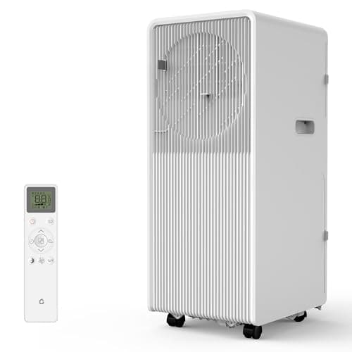 8,000 BTU Portable Air Conditioners, 4 in-1 Portable AC Unit for Room Up to 350 Sq.Ft, Energy Efficient Quiet Air Conditioner with Cool, Fan, Dehumidifier, Remote Control, 24H Timer, Bedroom, Office