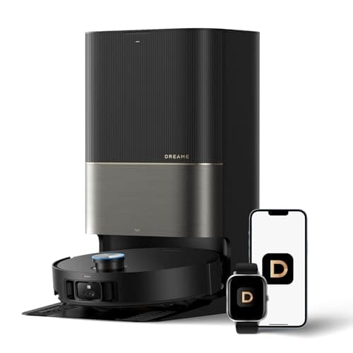 DREAME X50 Ultra Robot Vacuum and Mop with Auto-Empty and Mop Self-Cleaning, 20,000Pa Suction, Obstacle Avoidance and 360° Navigation, Corner to Edge Deep Cleaning, Detangling Brush