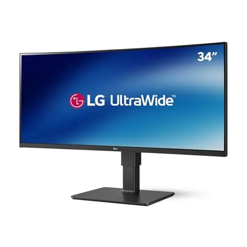 LG Ultrawide 34BQ77QB-B 34" Webcam UW-QHD Curved Screen LED Monitor - 21:9 - Textured Black 6