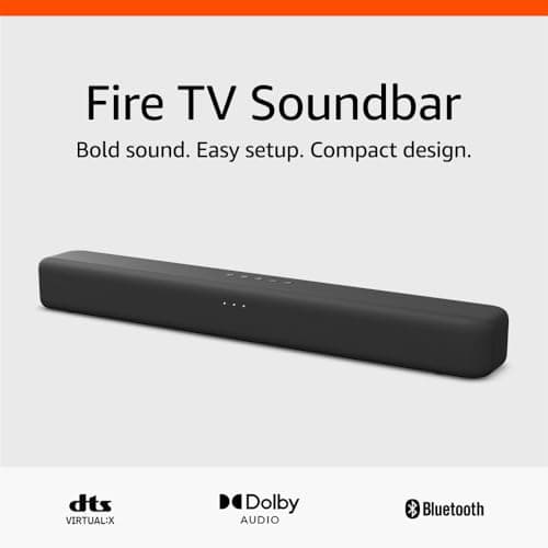 Amazon Fire TV Soundbar, 2.0 speaker with DTS Virtual:X and Dolby Audio, Bluetooth connectivity 7