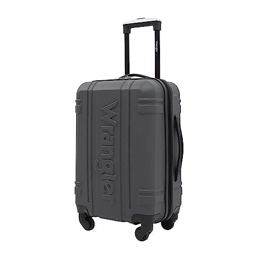 Wrangler Astral Hardside Luggage, Dark Shadow, 22-Inch Carry-On 7