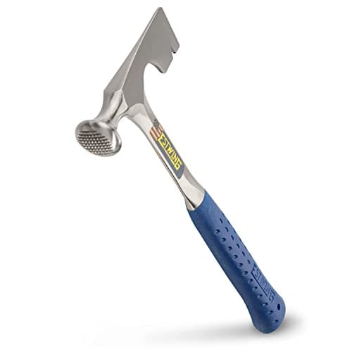 ESTWING Drywall Hammer - 14 oz USA Made Wall Board Tool with Milled Face & Shock Reduction Grip - E3-11