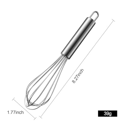 Aniso Stainless Steel Whisk (8.4 inches, Silver) 6