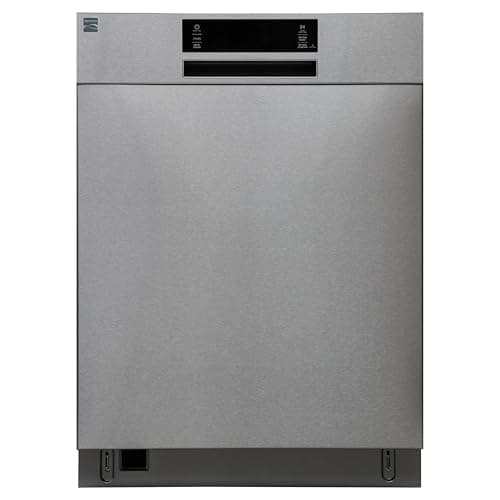 Kenmore 22-14585 24" Built-In Dishwasher - UltraWash, SmartWash, Sanitize Rinse, SmartDry, and Leak Detection - 14 Place Settings - 57 DBA - ENERGY STAR Certified - 24" - Stainless Steel