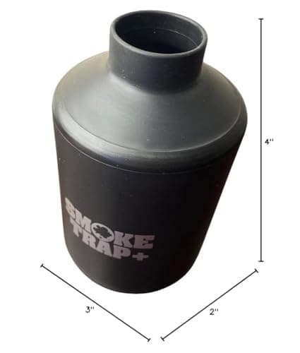 Smoke Trap + | Personal Air Filter (Sploof) - Replaceable Filters - Long Lasting Smoke Filter 500+ Uses With Easy Exhale - Filters Have Zero Plastic Waste - (Black) 7