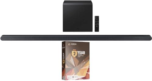 Samsung HW-S800D 3.1.2 Ch Soundbar and Subwoofer with Wireless Dolby Atmos and 2 Year Amber Protection Plan (2024)