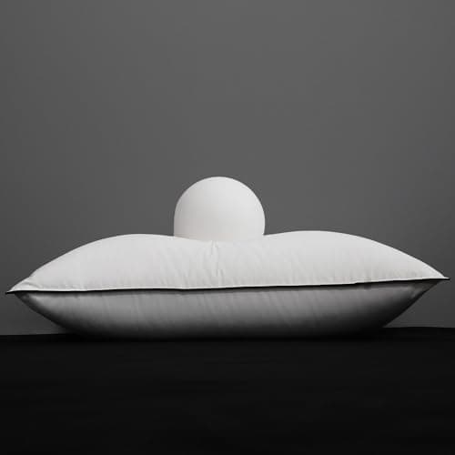 HYVIF Premium Down Pillows Standard Size - Fluffy and Supportive Down Bed Pillows for Sleeping, Luxury Hotel Collection Quality Gusseted Pillow for Side Back Stomach Sleepers