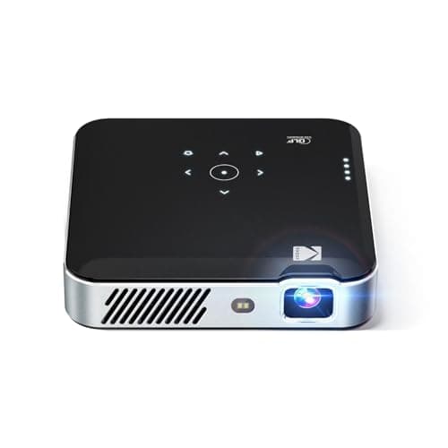 Kodak Luma 500 Mini Projector | 1080p Full HD Portable Outdoor Projector with Wi-Fi, Bluetooth, HDMI & USB | Google TV 11.0 OS, Netflix Certified, Chromecast Built-In, Black, 150 8