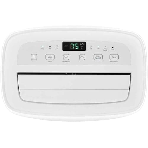 LG 7,000 BTU (DOE) 10,000 BTU (ASHRAE) Portable Air Conditioner, 115V, Cools 300 Sq.Ft. (12' x 25' Room Size), Quiet Operation, LCD Remote Control, and Window Installation Kit, White 9