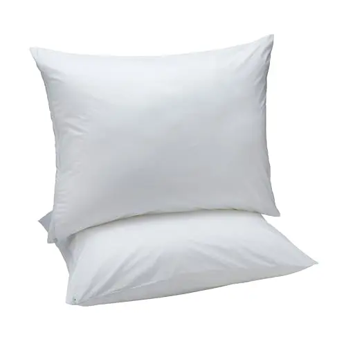 Amazon Basics Down Alternative Bed Pillows and Pillow Protector Case 2-Piece Set, 26 in x 20 in, Soft Density, Standard - Pack of 2, White