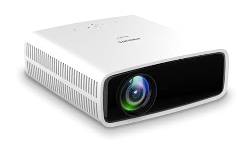 Philips NeoPix 750 Smart Home Theater Video Projector, 1920 x 1080 Full HD, 120-inch Screen, Android OS, 2 x 7W Speakers