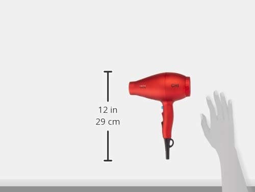 CHI 1875 Series Professional Ionic Hair Dryer with Ceramic Technology, 1875W Fast Drying Blow Dryer, Frizz Reduction & Shine, 3 Heat/2 Speed, Diffuser & Concentrator Attachments 6