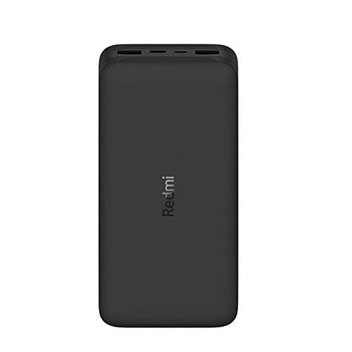 Xiaomi VXN4304GL Power Bank Redmi 18W, Quick Charge, 20000 mAh, Black, 15.5 x 7.4 x 2.8 cm