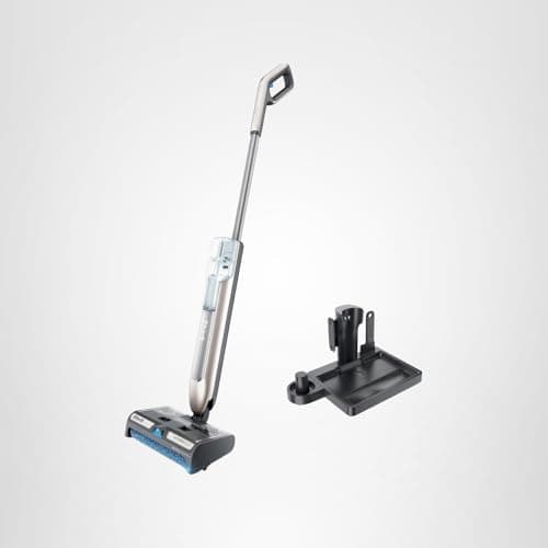 Shark HydroDuo with Dirt-Reveal Technology, Cordless, Everyday Hard Floor Cleaning System, Wet & Dry Debris Pickup, Mops & Scrubs All at Once, Hardwood, Tile, Laminate & Stone, Stone Metallic, WW201 13