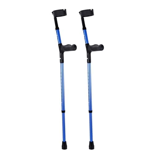 VEVOR Forearm Crutches for Adults, 11-Level Height Adjustable Walking Crutches with 4-Level Upper Cuff, Lightweight Aluminum Medical Support Crutches for Leg Injury Surgery Disabled, 1 Pair (350LBS) 9