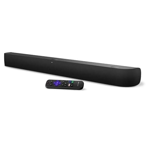 onn. Roku Smart Soundbar with Built-in 4K Streaming Media Player (Renewed)