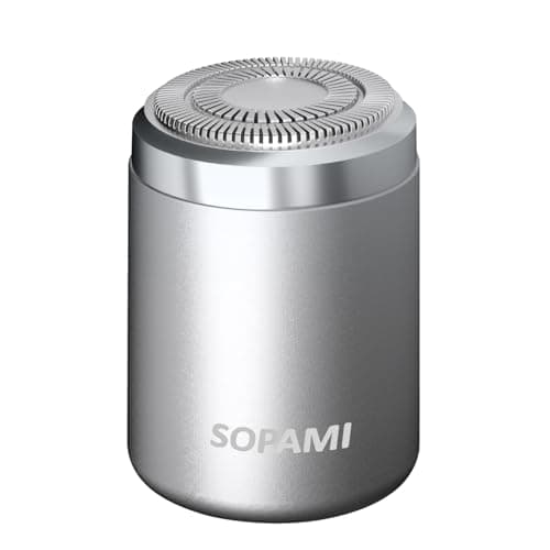 SOPAMI Mini Shaver, Mini Electric Shavers for Men, Mini Electric Shaver, USB C Rechargeable Waterproof Electric Razor Trimmer