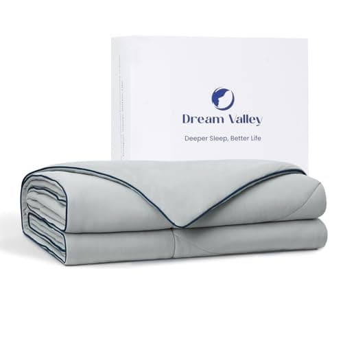Dream Valley® Outlast® Deepsleep Cooling Comforter, Full/Queen Size, NASA-Grade Space Technology Cooling Blanket for Hot Sleepers Night Sweats, Q-Max > 0.45 Aerocool™ Breathable, Cool Grey, 90"x90"