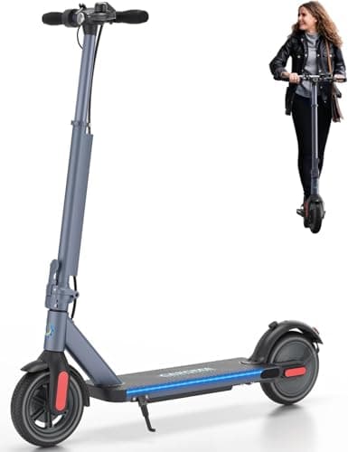 Caroma Electric Scooter Adults, E Scooter for Adult, Fast Electric Scooter 20 mph & 300 lbs, 350W Motor, 20 Miles Range & 20 Mph, 9" Solid Tires, Folding Motorized Scooter for Adults, App Control