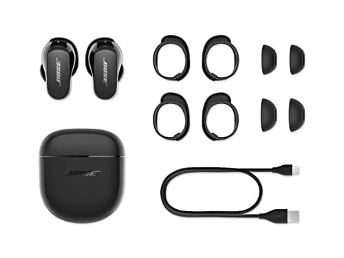 Bose QuietComfort Earbuds II, Wireless, Bluetooth, World’s Best Noise Cancelling In-Ear Headphones with Personalized Noise Cancellation & Sound, Triple Black (Renewed) 7