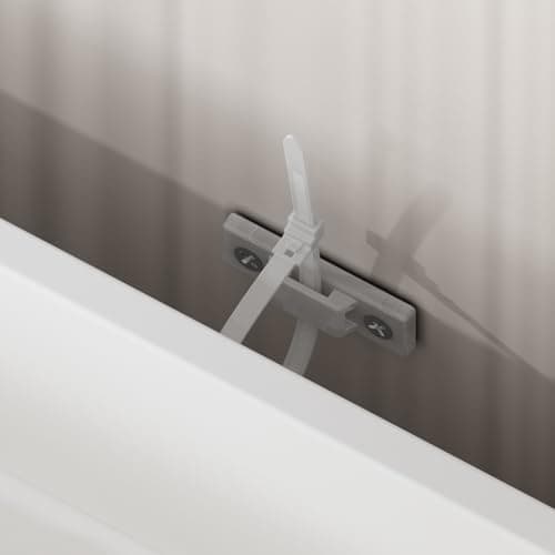 ROMSHINE Baby Dresser with Changing Table Top, 4 Drawers Nursery Dresser with Removable Guard, Infant Diaper Changing Station Baby Cloth Organizer for Nursery and Kids Bedroom, White - 44.9" W 7