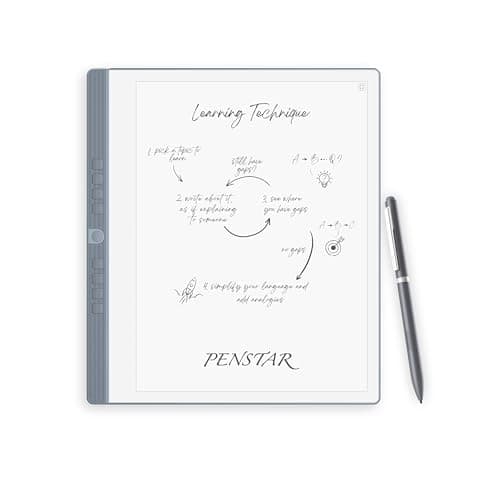 Penstar eNote 2 – The Whitest Paper Tablet | 10.3” 300 PPI Pen-Only Screen E-Ink Writing Tablet, Digital Notebook Includes Folio Cover & Two B5 Pens