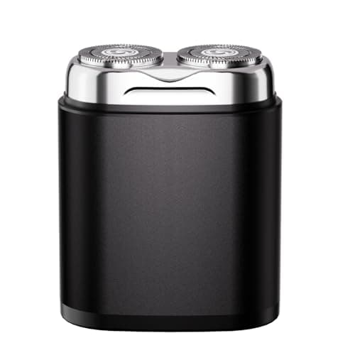 Mini Dual-Head Electric Shaver, Portable Electric Razor for Men, Pocket Size Washable Double Head, Rechargeable Waterproof Shaver for Home, Car, Travel