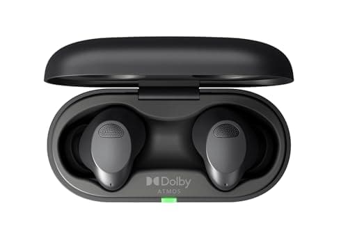LG Tone Free T80 Dolby Atmos True Wireless Earbuds with Adaptive Noise Cancelling, IPX4 Water Resistant, Up to 36 Hours of Battery Life, Black 16