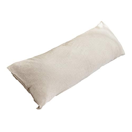 Simple&Opulence Body Pillow Cover 20" x 54",100% Pure Linen, Ultra Soft and Breathable, Body Pillowcase with Envelope Closure for Adults(Linen) 8