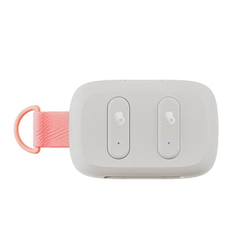 Skullcandy Dime 3 Wireless Earbuds, Bluetooth Headphones, Noise Isolating Fit, Up to 20 Hours Battery, Microphone for iPhone Android, Easy Carry with Integrated Lanyard - Bone 6